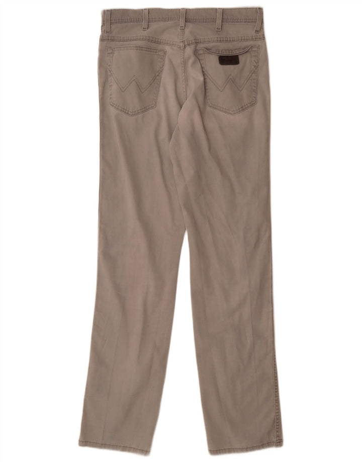 Мужские прямые джинсы Wrangler Texas Stretch W33 L34, серый хлопок