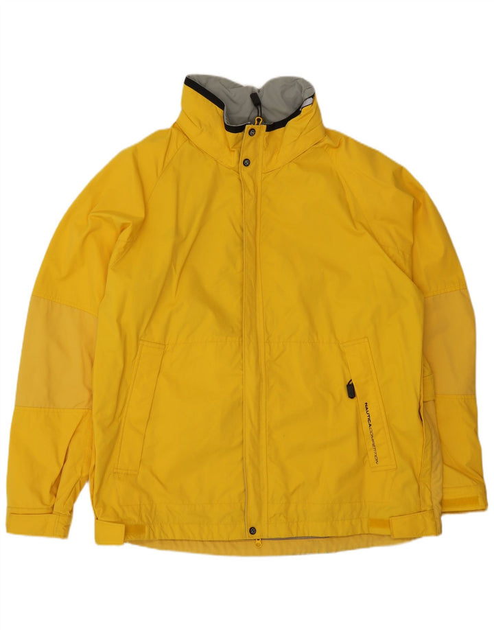 Мужская дождевик Nautica UK 42 XL, желтый нейлон