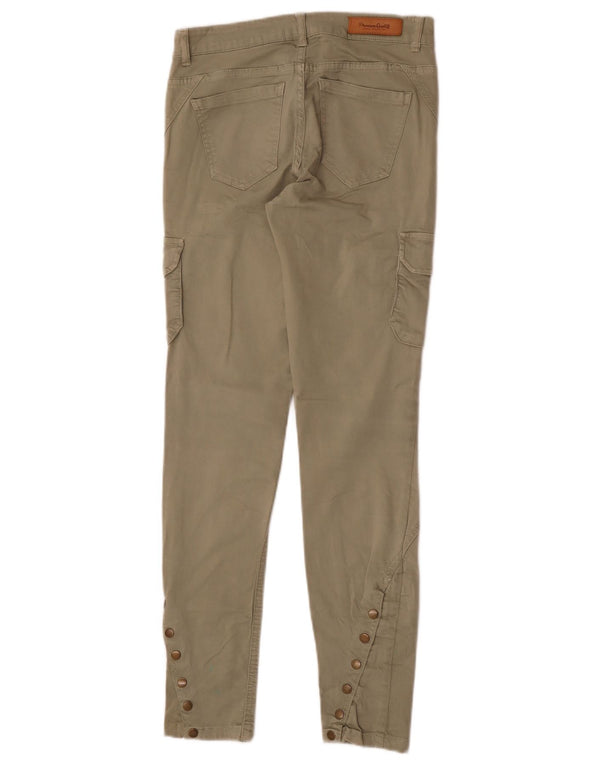 Женские узкие брюки карго Zara EU 34 2XS W24 L28 Хаки, хлопок