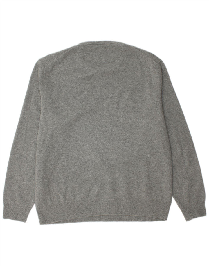 Мужской джемпер с круглым вырезом POLO RALPH LAUREN 2XL, серый, шерсть