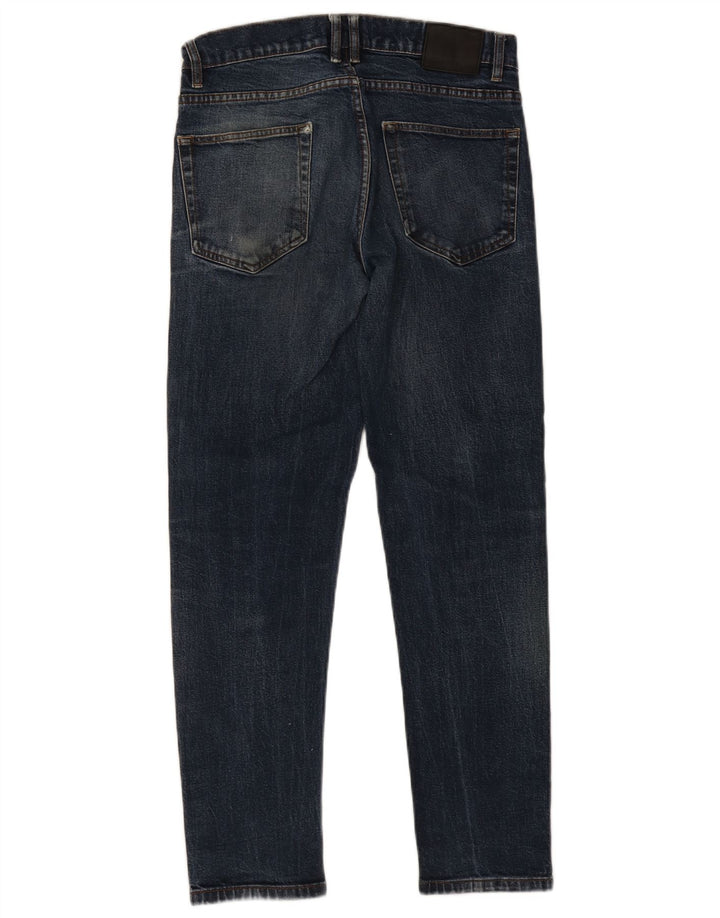 Мужские узкие джинсы Zara EU42 Large W32 L28 Темно-синие