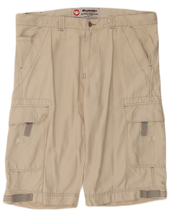 Мужские шорты карго Murphy & Nye W38 XL, бежевый хлопок