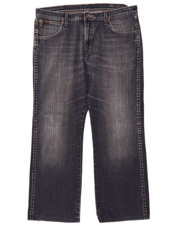 Мужские прямые джинсы Wrangler Roxboro W36 L30, синий хлопок