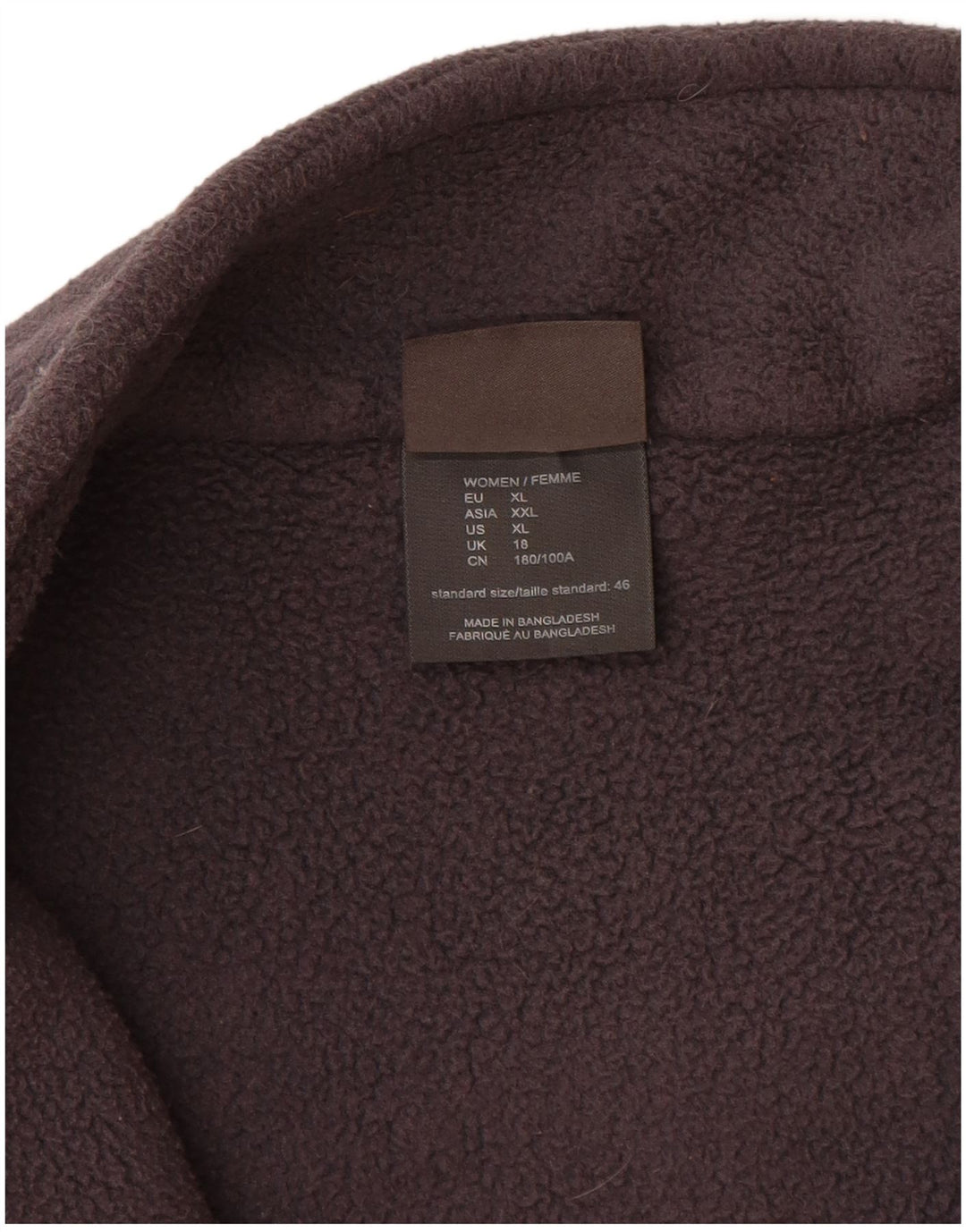 JACK WOLFSKIN Женская флисовая куртка UK 18 XL Серый полиэстер