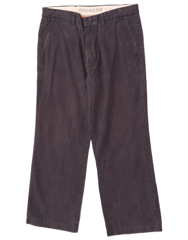 Мужские брюки-чиносы Dockers классического кроя W34 L29 темно-синие, хлопок