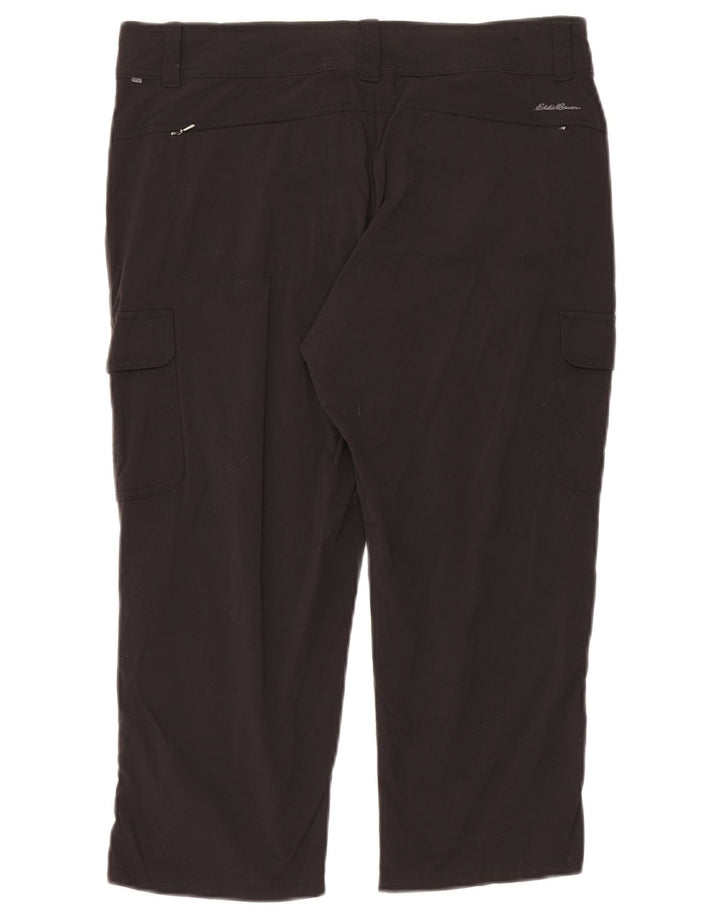 Женские капри-карго Eddie Bauer для походов, США 10, большие W32 L21, черные