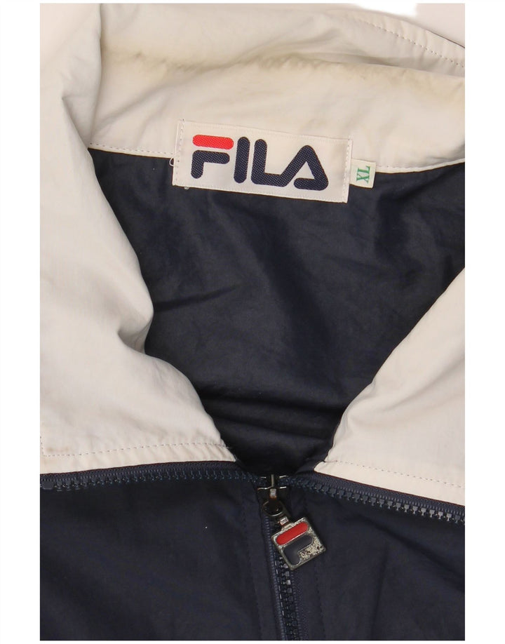 Fila Мужской спортивный костюм Top Jacket XL Темно-синий с цветными блоками
