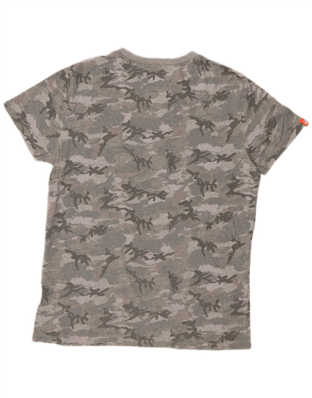 SUPERDRY Мужская футболка Top Medium Grey Camouflage
