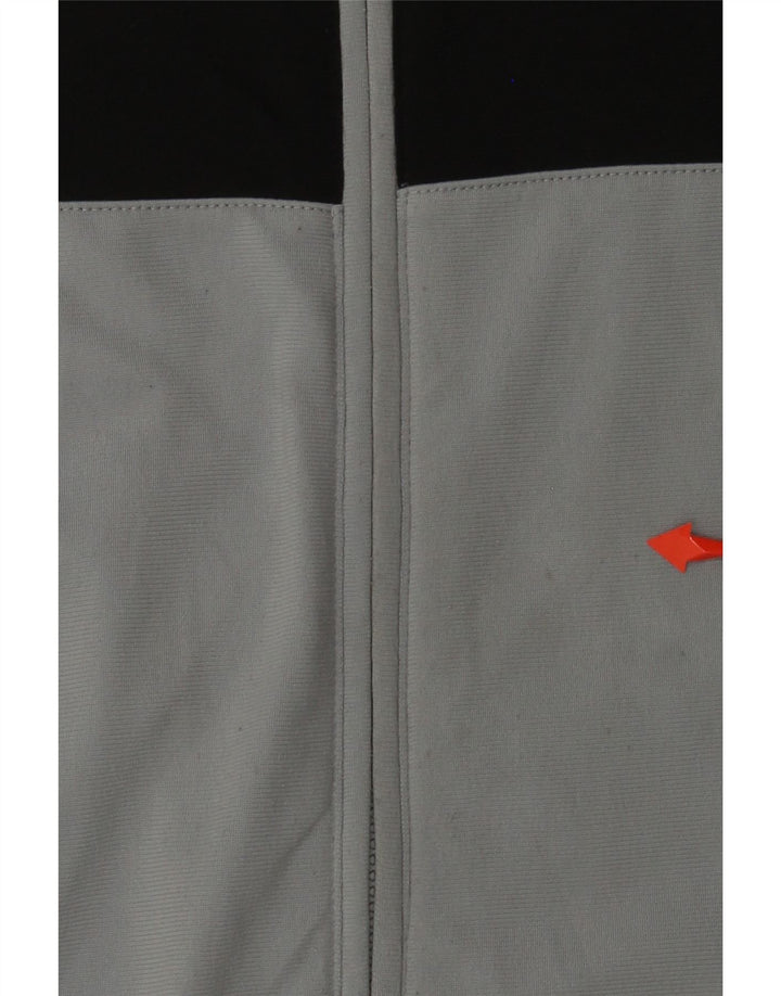 Спортивный костюм ADIDAS для мальчиков, верхняя куртка 13–14 лет, серый полиэстер с цветными блоками