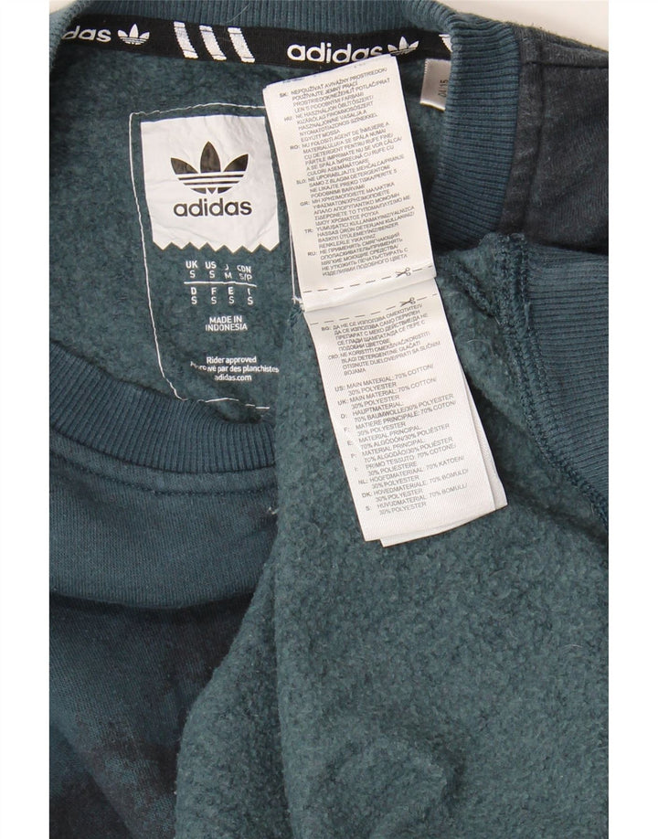 Мужской свитер Adidas, маленький синий хлопковый джемпер тай-дай