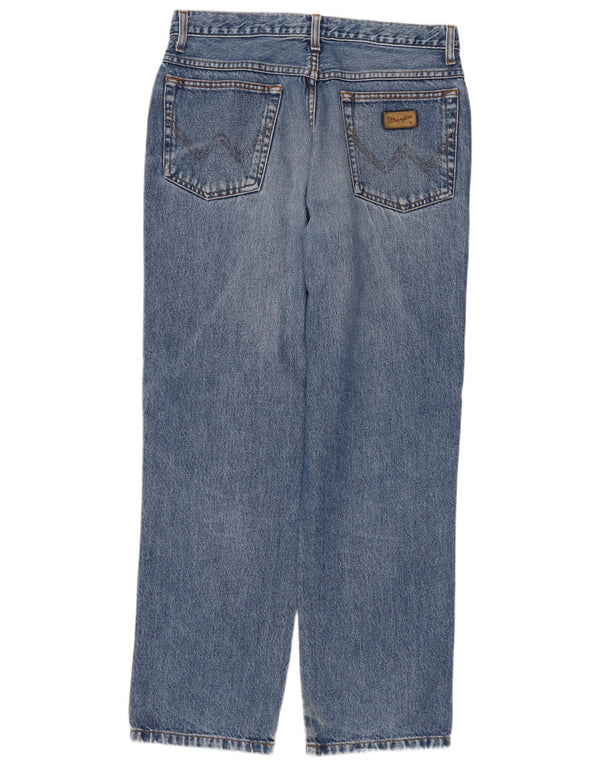 Мужские прямые джинсы Wrangler Ohio W32 L30, синий хлопок