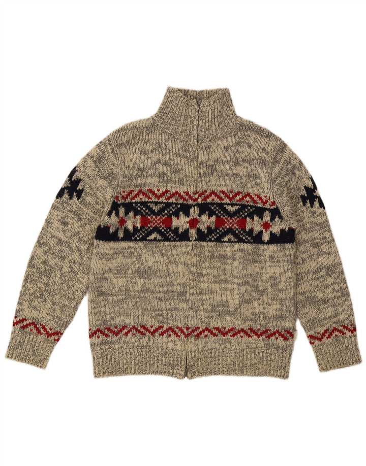 Мужской кардиган-свитер Rifle, средний серый цвет Fair Isle