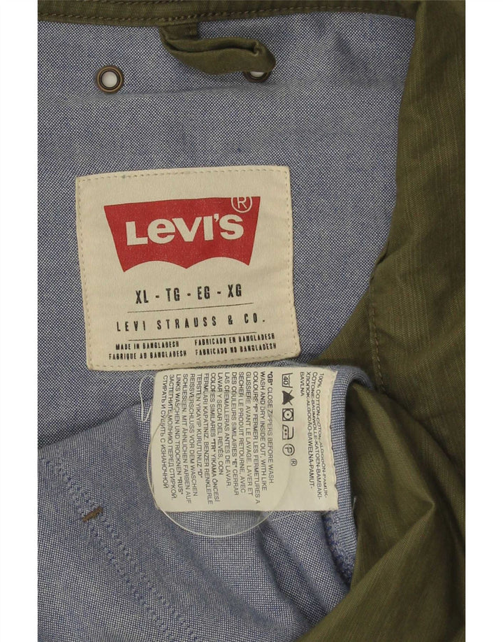 Мужская куртка Levi's Utility UK 42 XL, цвет хаки, хлопок