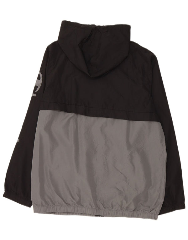 Женский спортивный костюм CHAMPION с графическим рисунком, верхняя куртка UK 14, большой черный цвет с цветными блоками