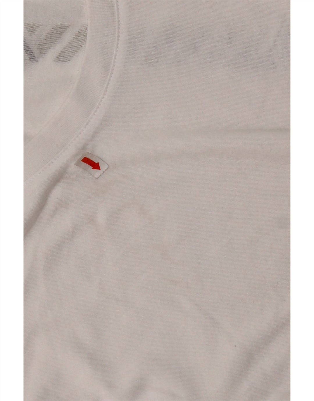 Женская укороченная футболка с рисунком NEW BALANCE, топ UK 10, маленький белый хлопок