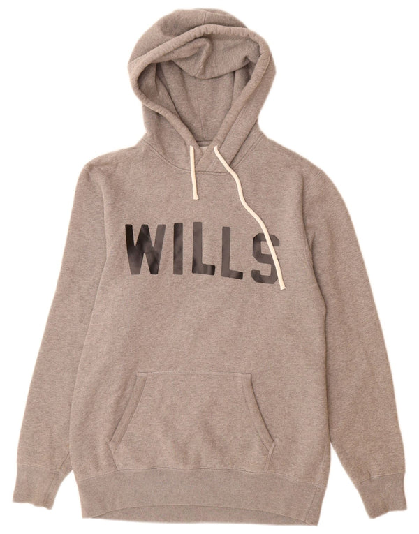 Мужской джемпер с капюшоном JACK WILLS XS, серый хлопок
