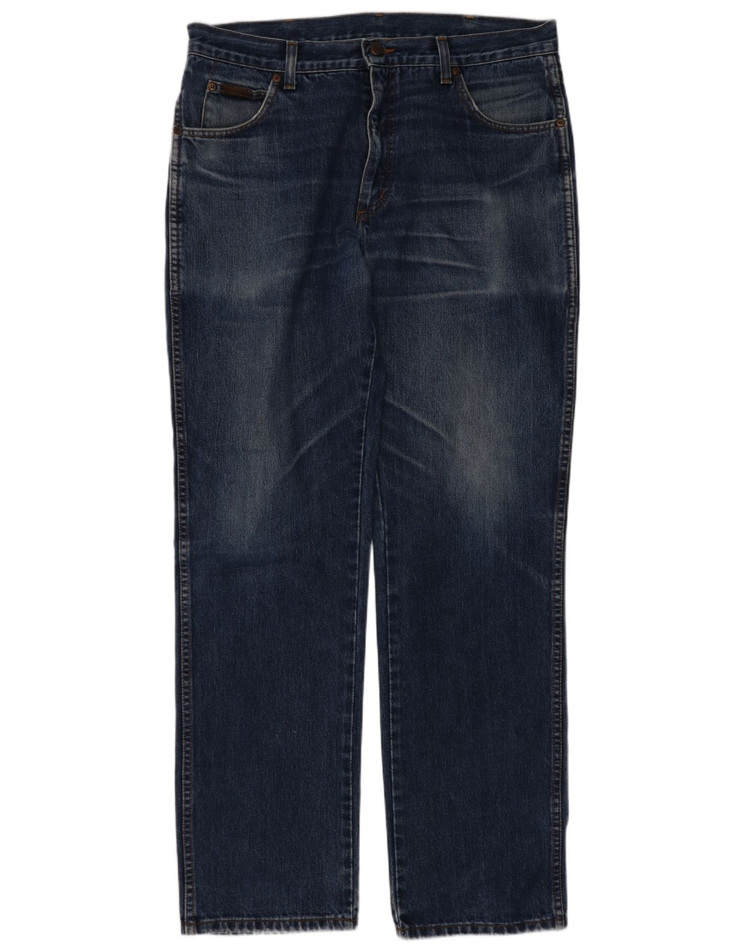 Мужские прямые джинсы Wrangler Texas W36 L32, синий хлопок