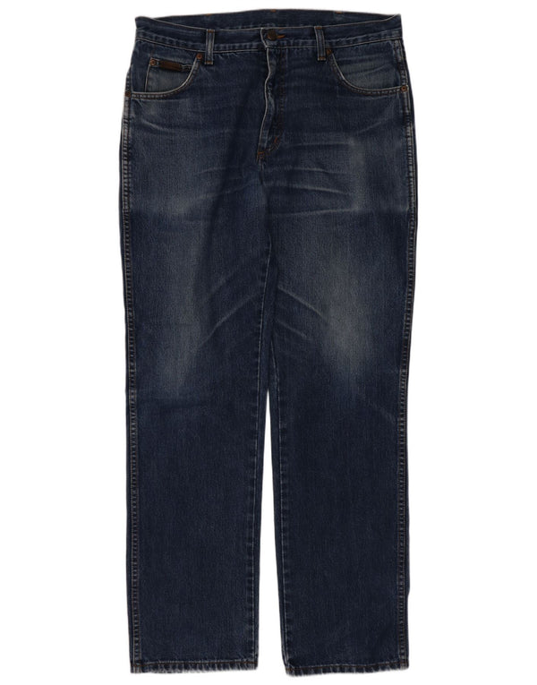 Мужские прямые джинсы Wrangler Texas W36 L32, синий хлопок