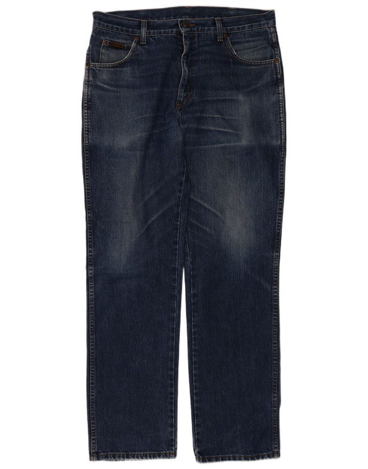 Мужские прямые джинсы Wrangler Texas W36 L32, синий хлопок