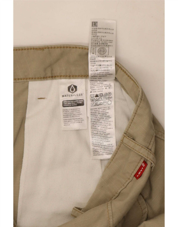 Мужские шорты карго Levi's W38 XL, бежевый хлопок