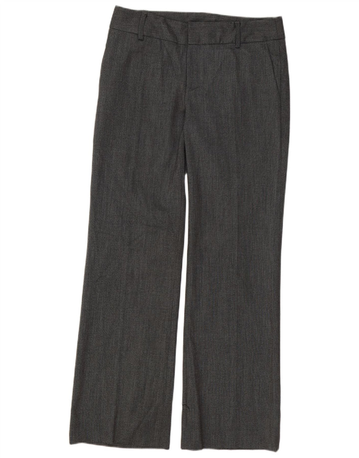 Женские прямые костюмные брюки Zara EU 38, маленькие W28 L31, серый полиэстер