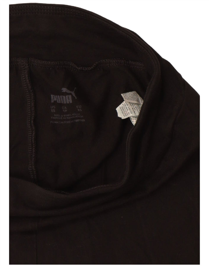 Женские леггинсы с рисунком Puma UK 4 XS, черный хлопок