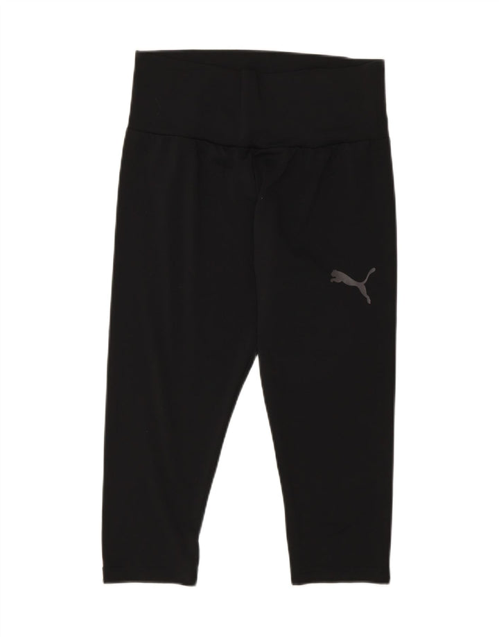 Женские леггинсы-капри Puma UK 12, средний черный полиэстер