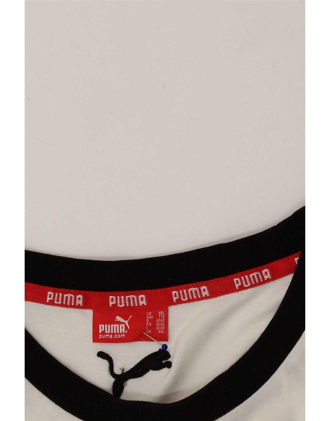 Мужская футболка с рисунком Puma 2XL, белая