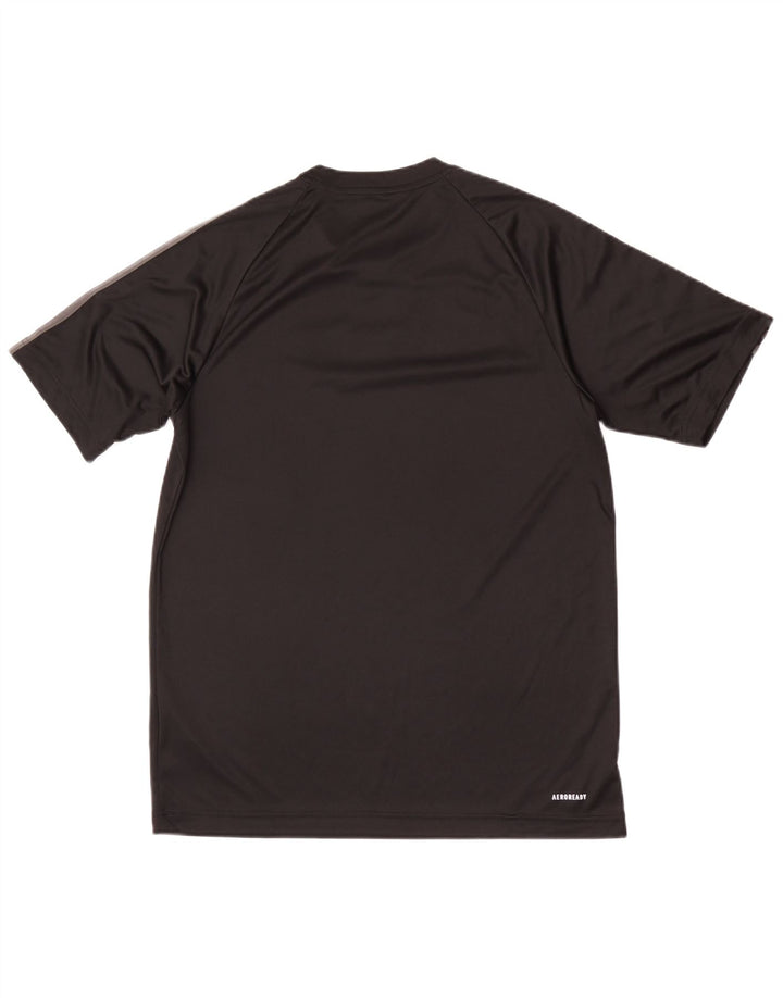 Мужская футболка Adidas Aeroready Regular Fit, верх среднего размера, черный полиэстер