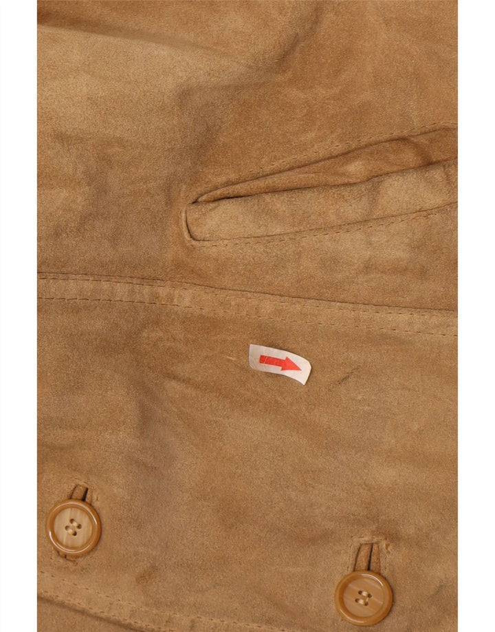 Мужская замшевая куртка Terranova UK 38 средний бежевый