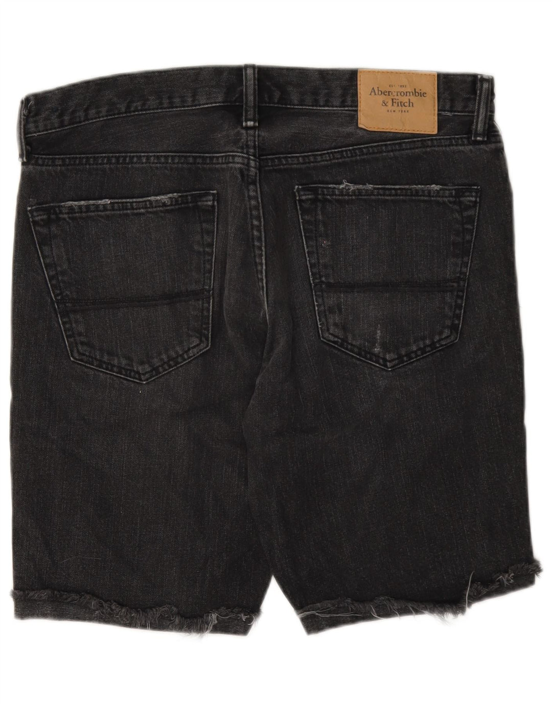Abercrombie & Fitch Мужские джинсовые шорты W33 Средне-серые хлопковые