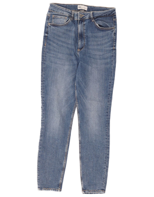 Женские джинсы скинни Zara EU 44 XL W34 L26, синий хлопок
