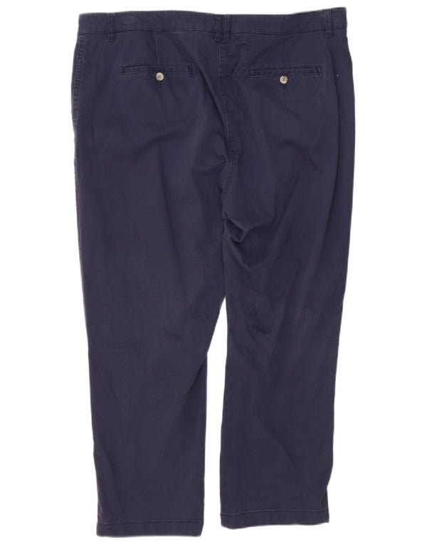 Женские прямые брюки чинос Joules UK 18 XL W38 L25 Темно-синие хлопковые