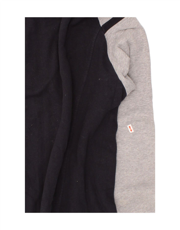 LOTTO Mens Tracksuit Top Jacket XL Black Colourblock Cotton Vintage Lotto and Second-Hand Lotto from Messina Hembry 