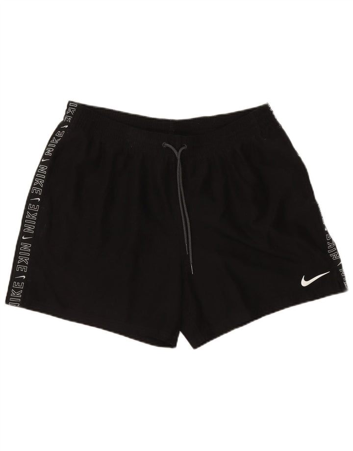 Мужские спортивные шорты с рисунком Nike XL, черные, полиэстер