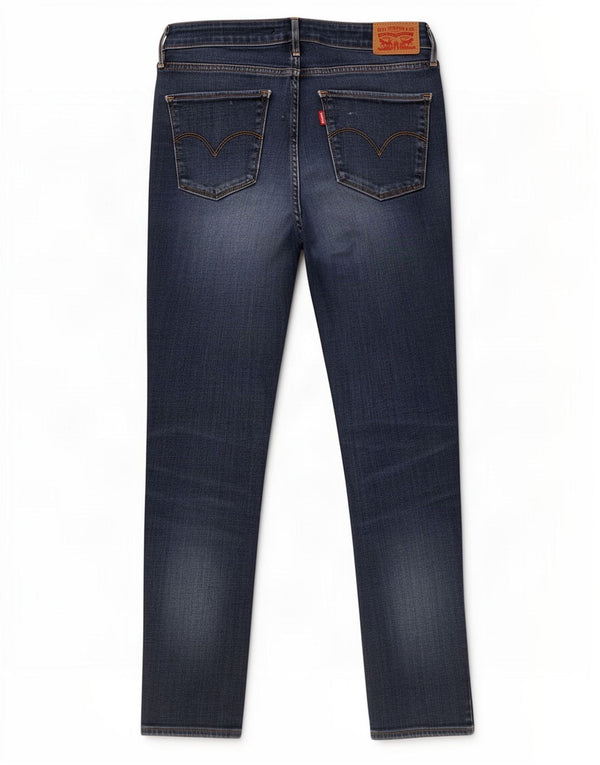 Женские джинсы скинни Levi's 721 с высокой посадкой W29 L27, синие, хлопок