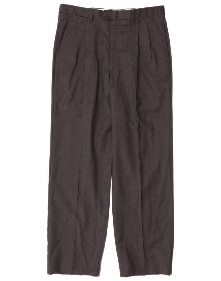 VALENTINO Мужской двубортный костюм-двойка IT 50 Большой W34 L30 Серый