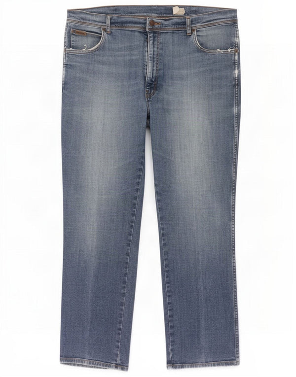 Мужские прямые джинсы Wrangler Texas Stretch W40 L30, синий хлопок