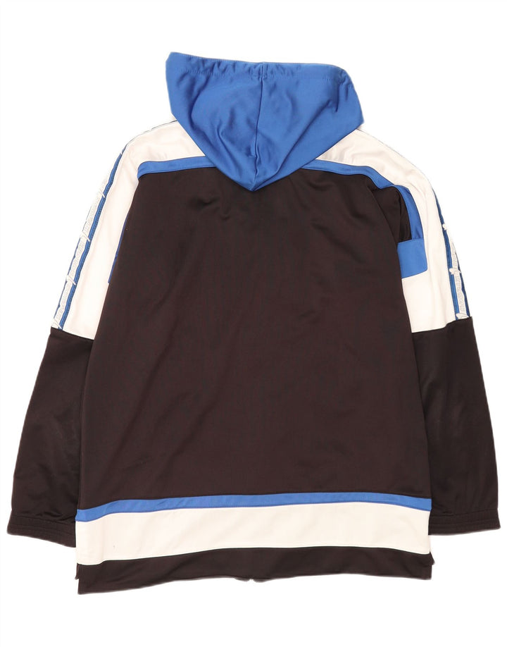 Мужской спортивный костюм Kronos с капюшоном, верхняя куртка, средний черный, полиэстер с цветными блоками