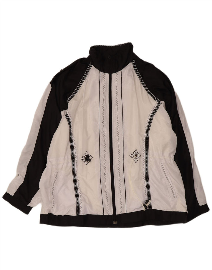 Женская ветровка Trooper UK 20 2XL Белая с цветными блоками