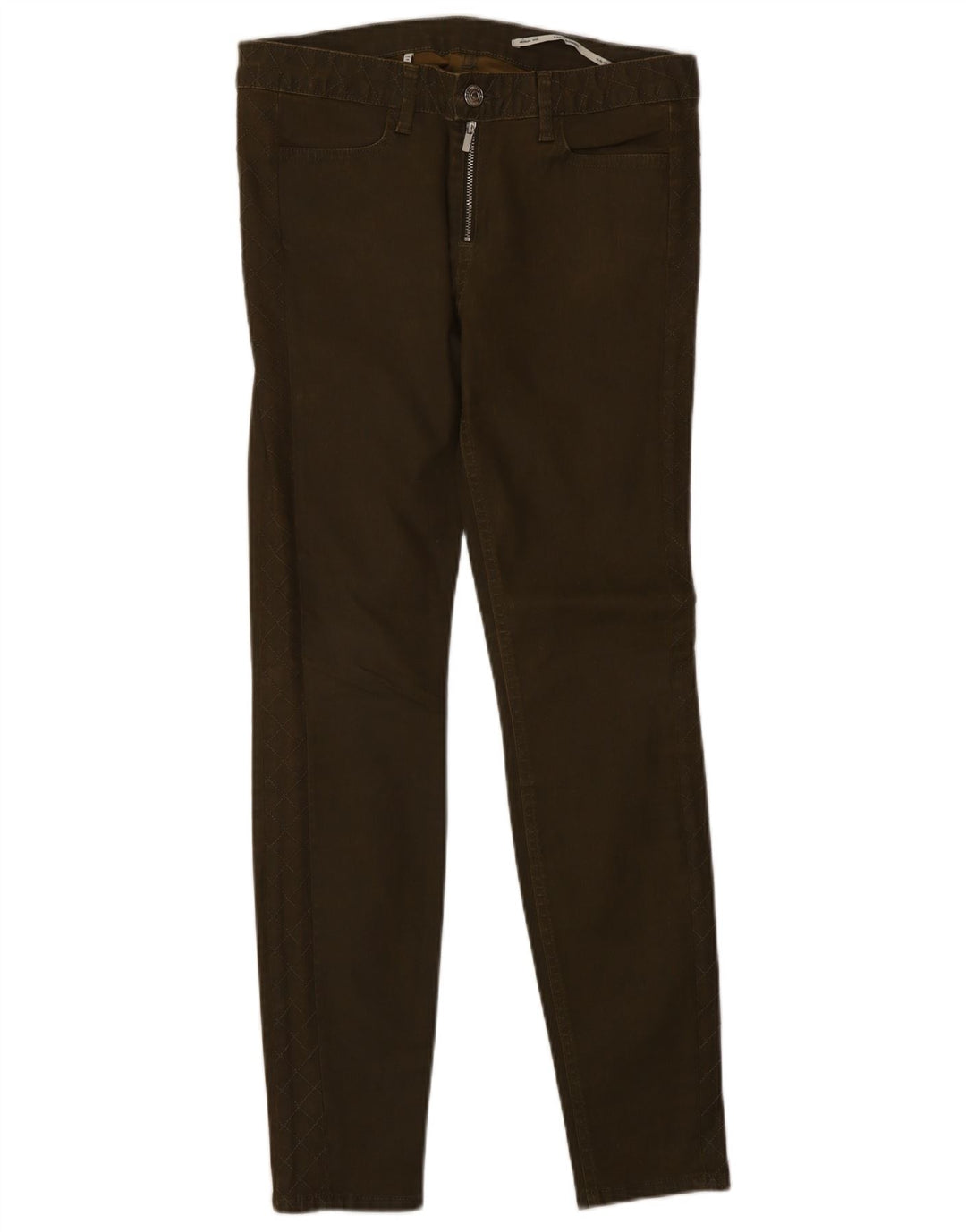 Женские узкие джинсы Zara EU 38, маленькие W28 L28, зеленые