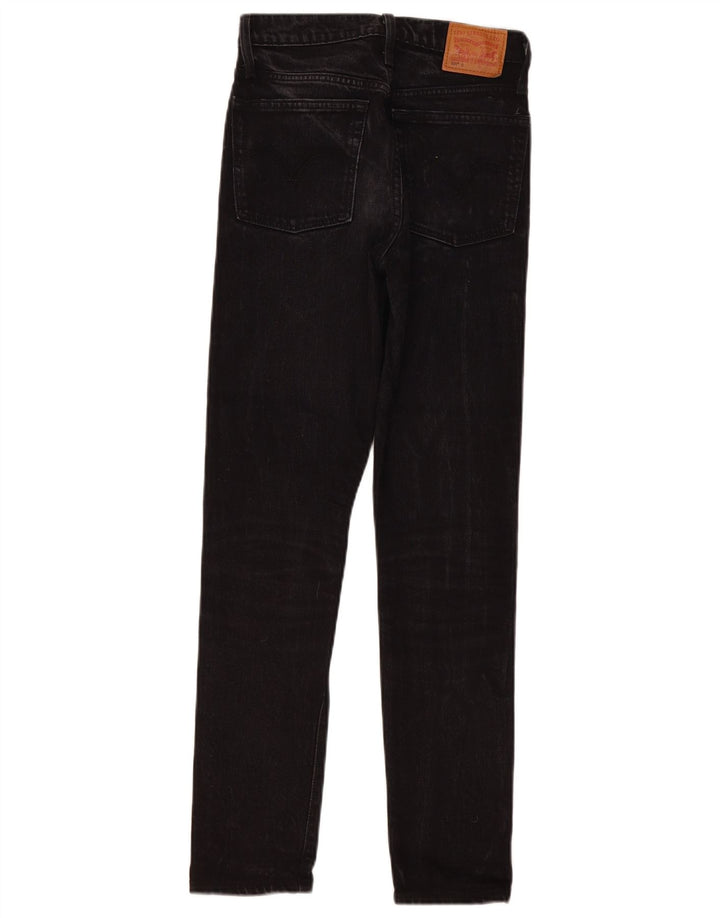 Женские прямые джинсы Levi's 501 W24 L30, черный хлопок