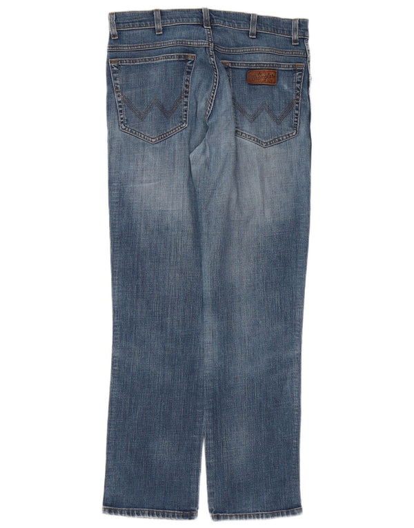 Мужские прямые джинсы WRANGLER Texas Stretch W33 L30, синий хлопок