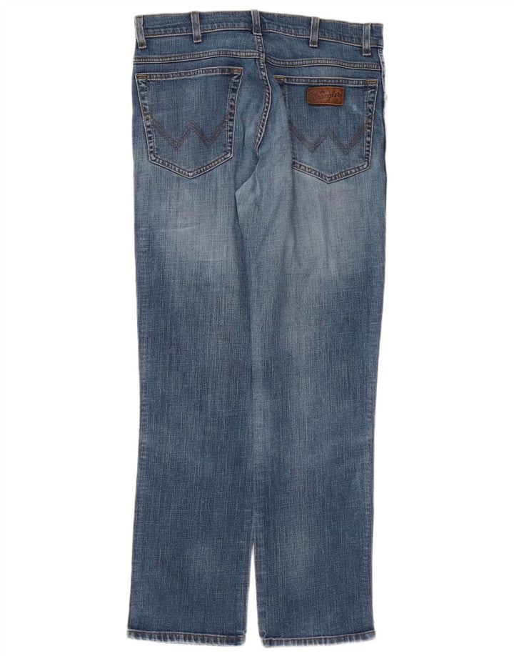 Мужские прямые джинсы WRANGLER Texas Stretch W33 L30, синий хлопок