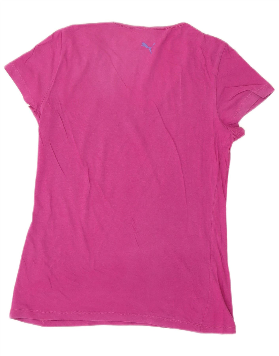 PUMA Womens Graphic T-Shirt Top UK 10 Small  Maroon