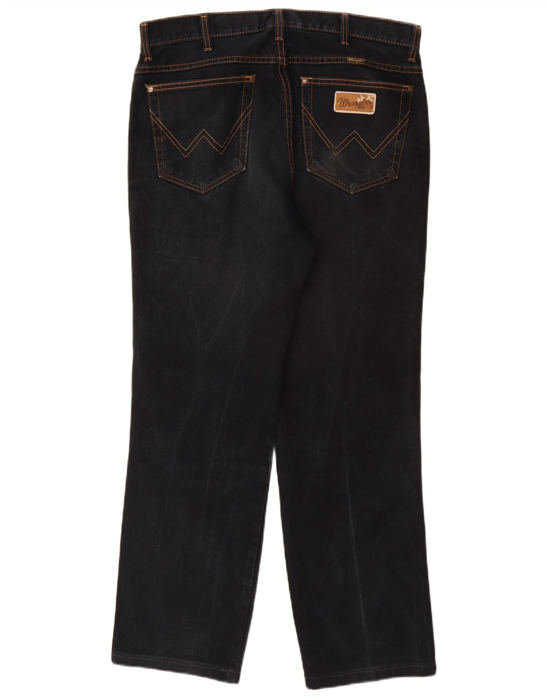 Мужские прямые джинсы Wrangler W34 L30 темно-синие, хлопок