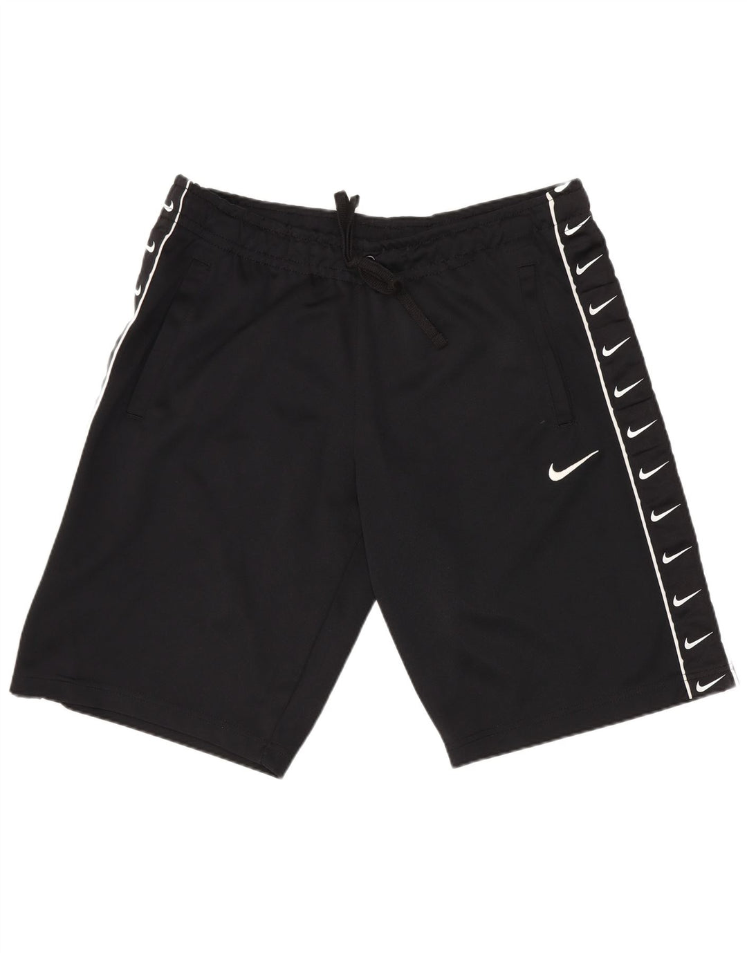 Мужские спортивные шорты Nike с графическим рисунком, большие черные, полиэстер