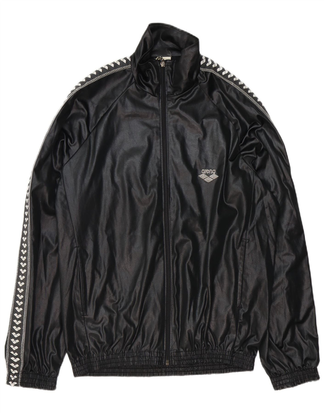 Мужской спортивный костюм Arena с графическим рисунком, верхняя куртка XL, черный полиэстер
