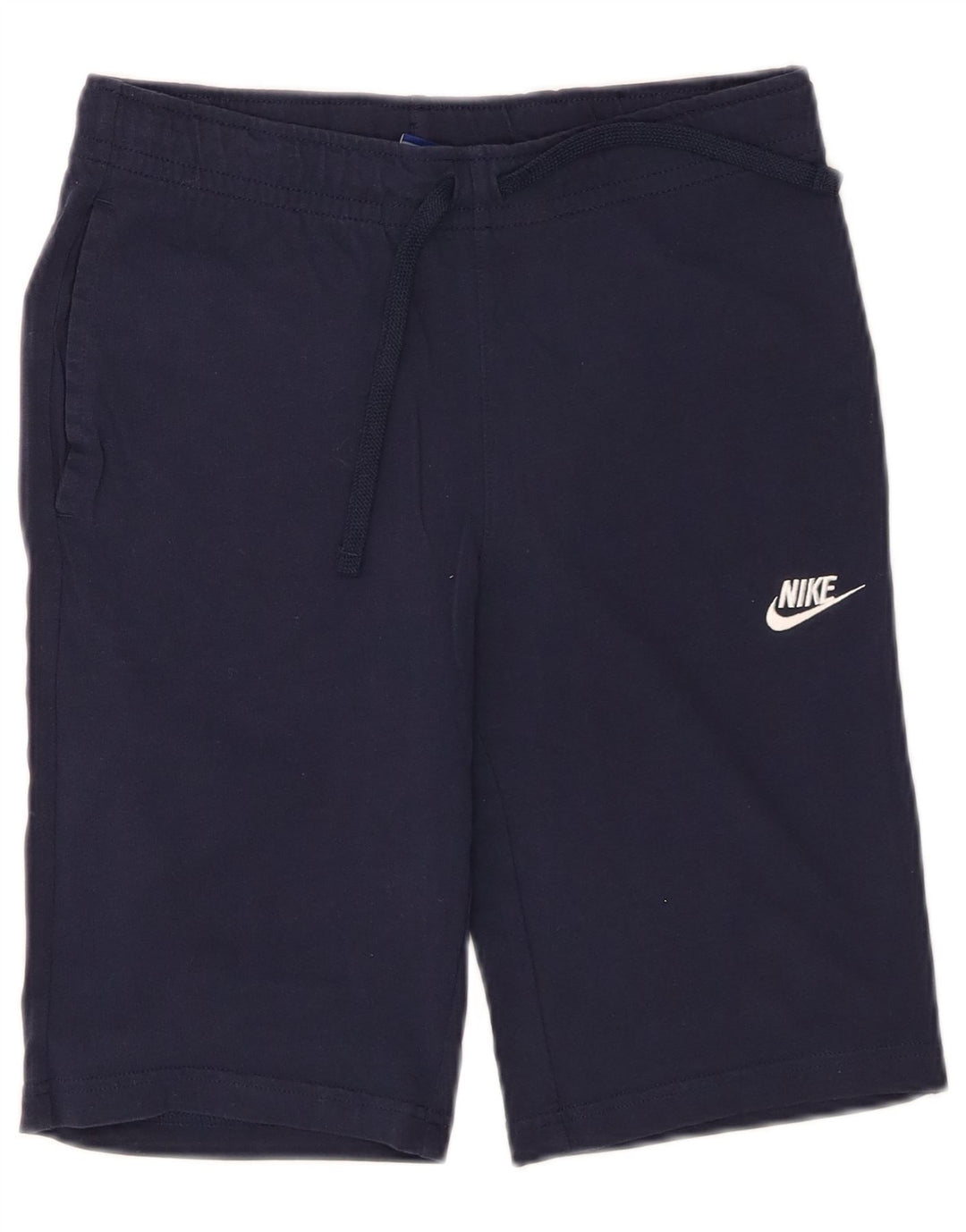 NIKE Mens Sport Shorts Small  Navy Blue Cotton