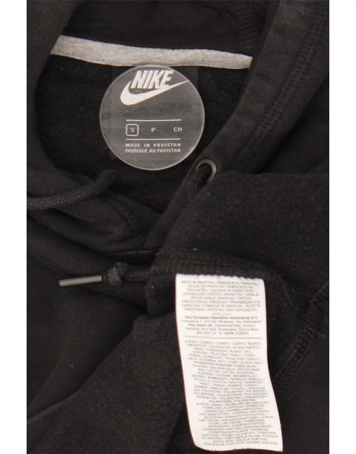 Мужской джемпер с капюшоном Nike, маленький черный, хлопок